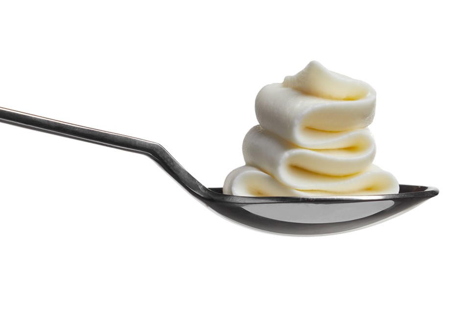 Whipped white chocolate ganache
