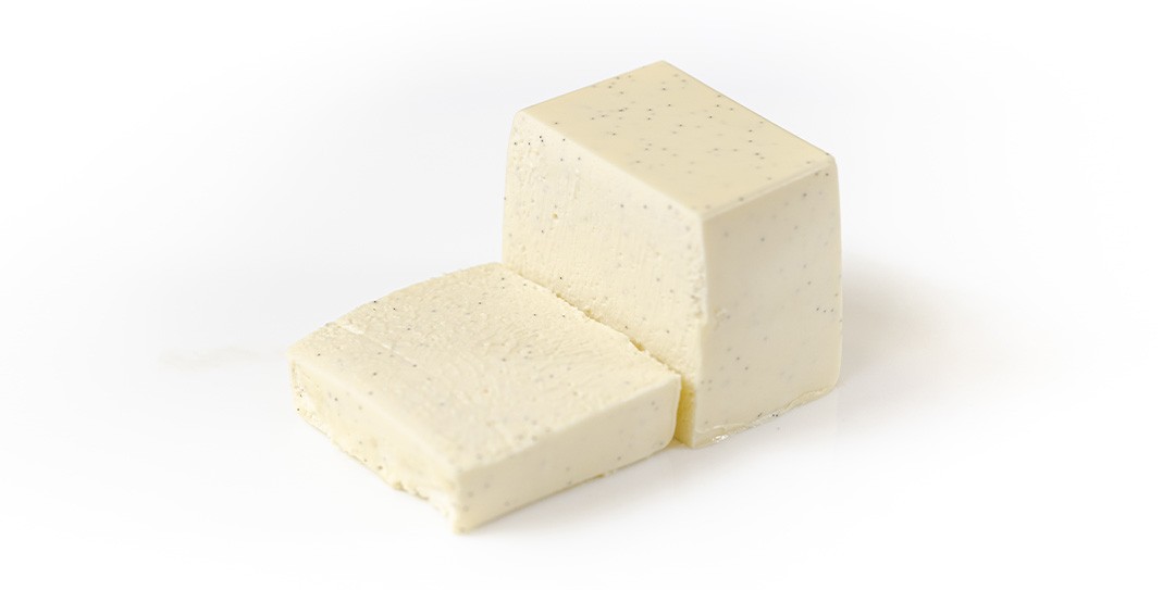 Chocolate and vanilla Bavarian cream