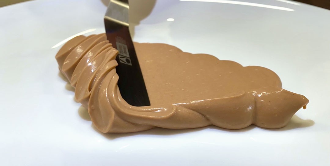 Gianduja custard