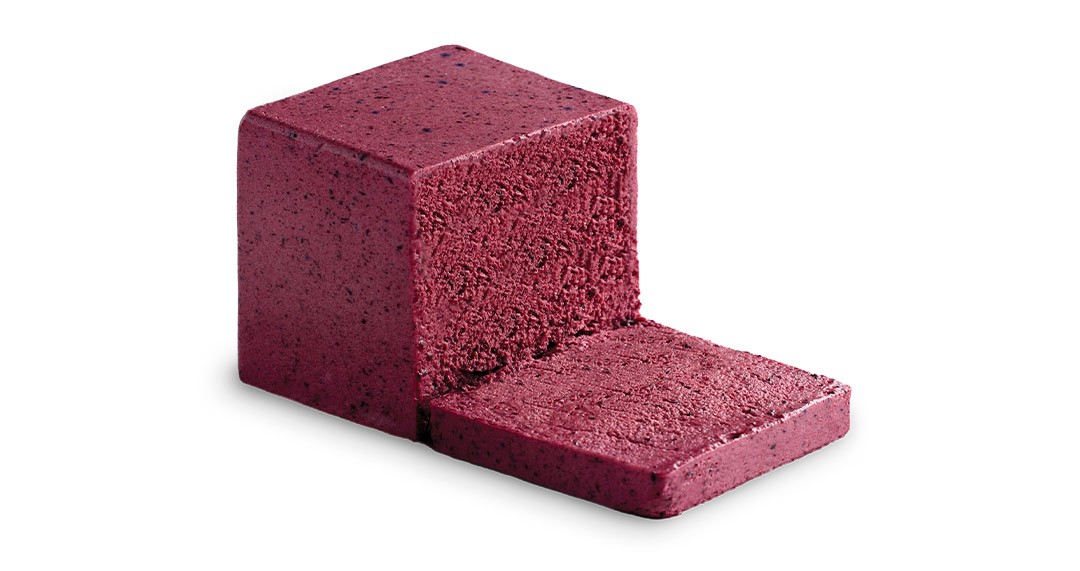 Blueberry mousse