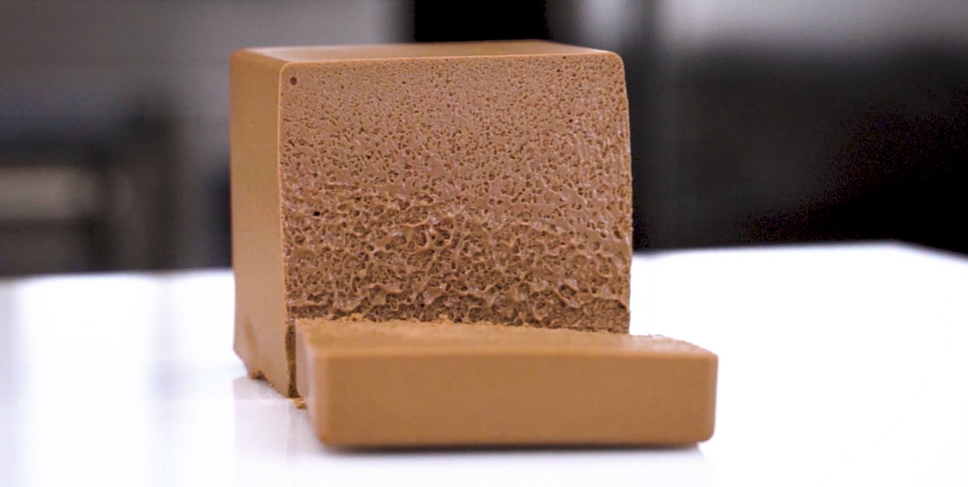 Chocolate mousse (crème anglaise base)